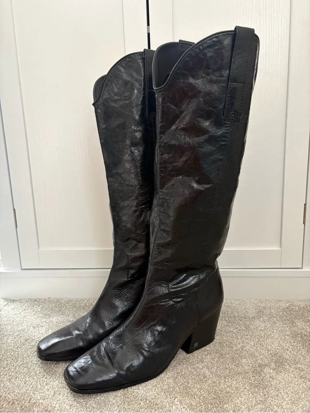 Women's Sam Edelman Britten Western Square Toe Boot SZ 11